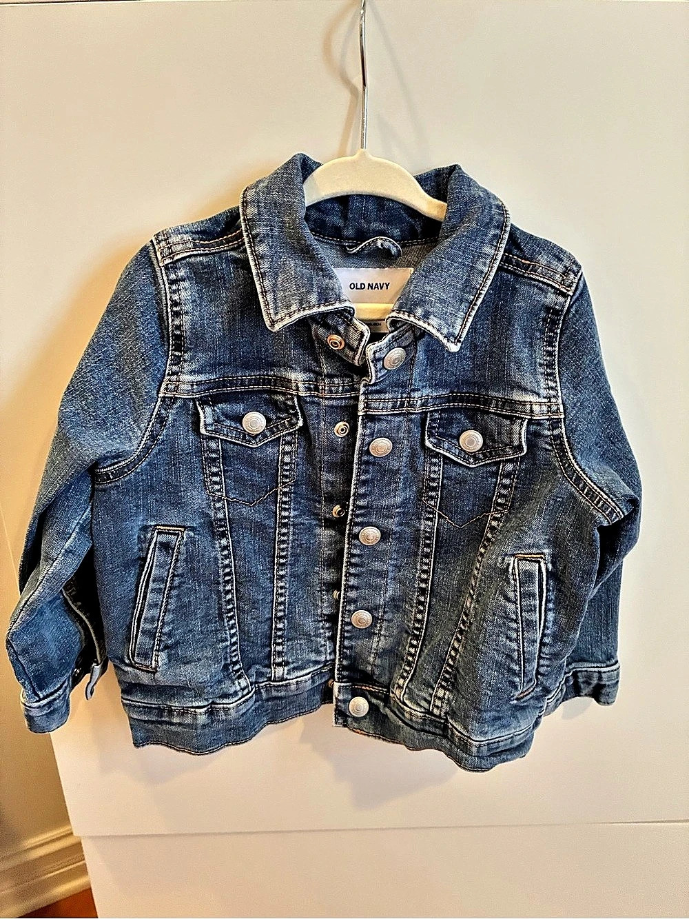 Girls 3T Long Sleeve Bundle - Denim Jacket, Athletic Tp, Pink Hoodie